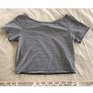 Striped Crop Top